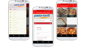 Pasta-tarifi.com sitesinin mobil uygulaması.