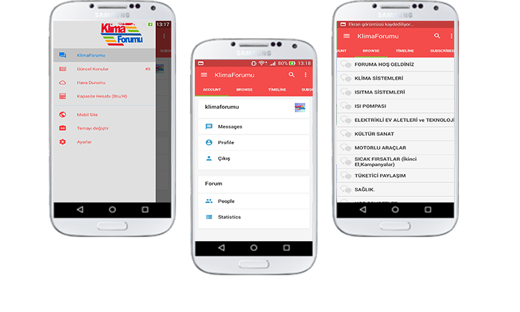 Menülü Android Uygulama Çözümleri
